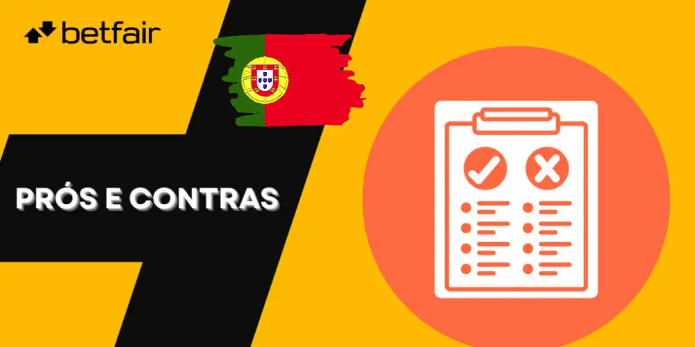 Betfair Portugal: Pros and Cons